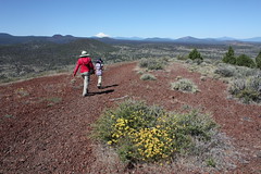 Hiking Down Schonchin Butte, Lava Beds National Monument