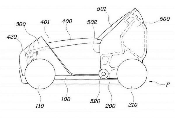 Do you fear the traffic jam? Modern cars apply for patent for folding city bike