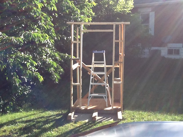 Photo: "Building a Shed: Day 3 -framing"