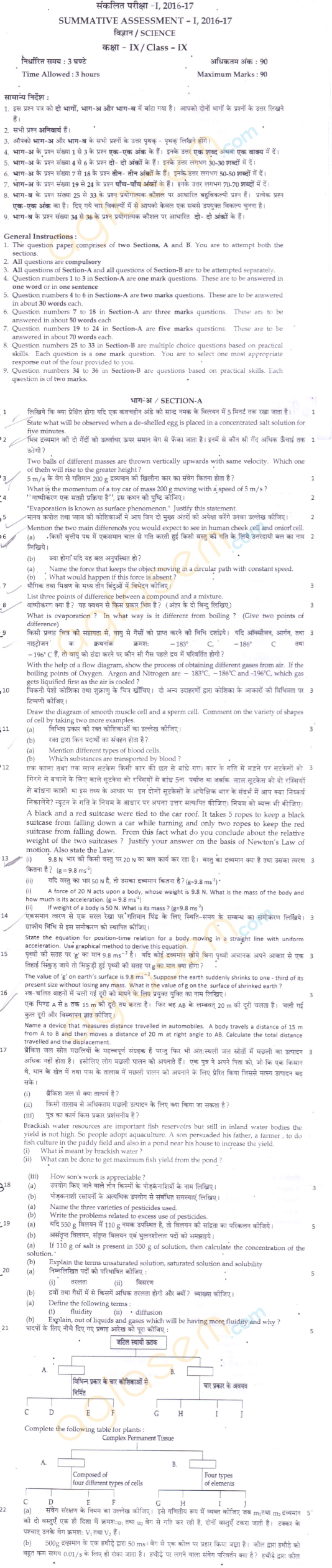 class 9 science case study mcq questions