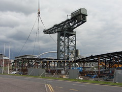 crane at The Hydro, Glasgow