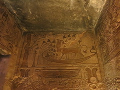 Inside the temple of Nefertari.