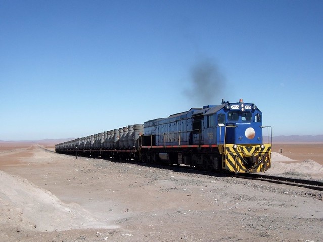 Überall Schienen und nur ein Zug in Peru