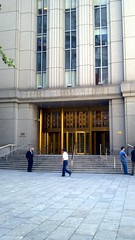 Side entrance, Moynihan Courthouse -- U.S. District Court, Manhattan