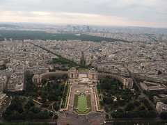 Jardin du Trocadero, Palais de Chaillot, from the Eiffel Tower