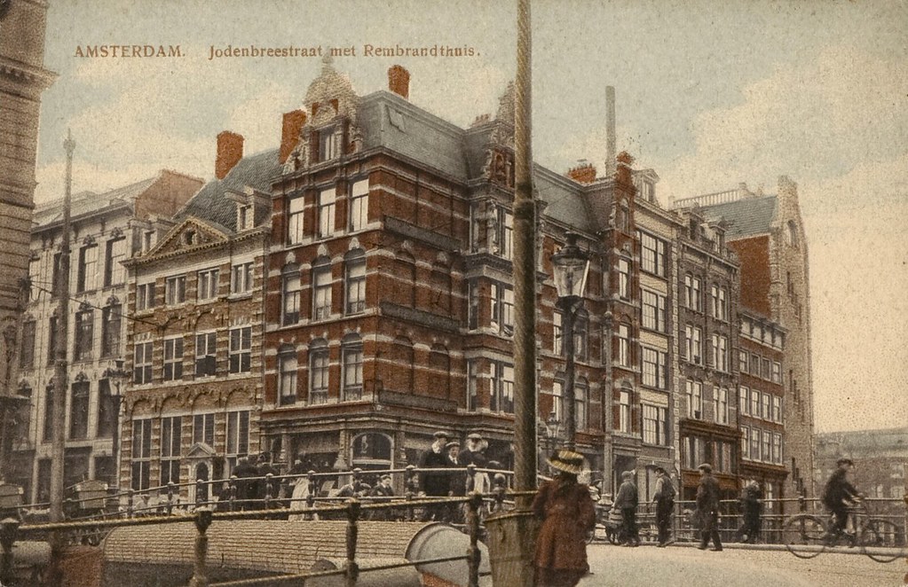 Maison de Rembrandt à Amsterdam en 1900.