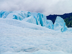 Blue tinted ice at Matanuska Glacier (Posti da visitare Nelchina). 