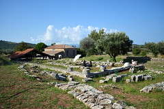 Thermon: Temple of Apollo Thermios, from NE