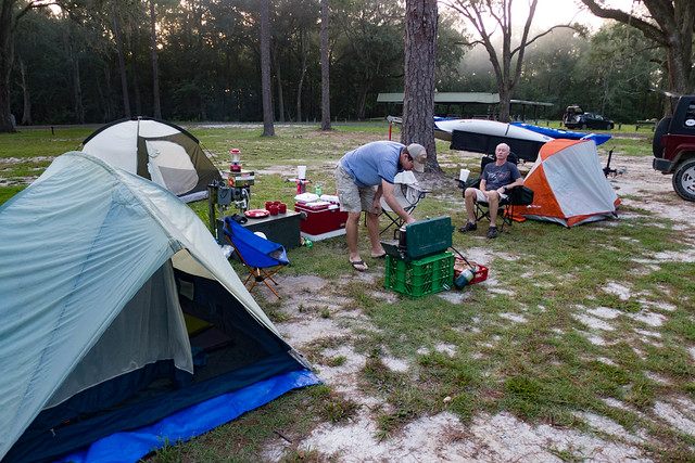 Camping at Traders Hill