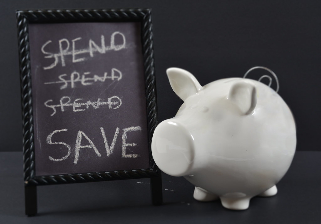 Save Money | Save Money - Chalkboard And Piggy Bank. Image ...