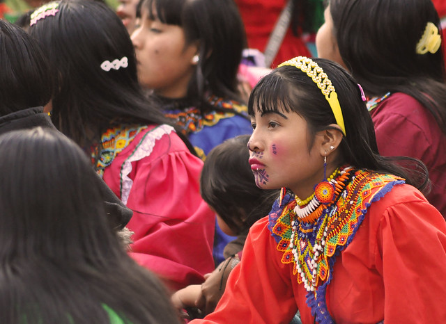 Niña De La Comunidad Embera Wounaan De Colombia Evento Por La Vida Bogotá Flickr Photo