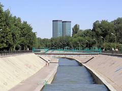 The Esentay with the Almaty Towers (AP4M2507 1PS)