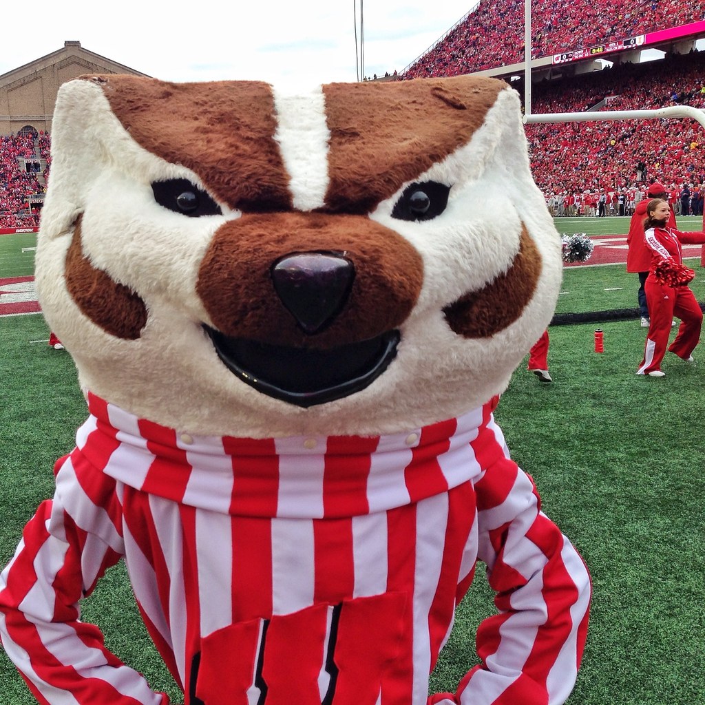 Bucky Badger, the University of Wisconsin mascot, turned 4… | Flickr