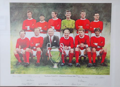 MANCHESTER UNITED 1968 EUROPEAN CUP WINNERS..FULLY SIGNED … | Flickr