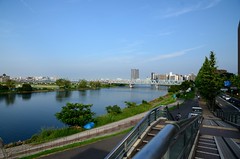 The Tama River and Keikyu Bridge