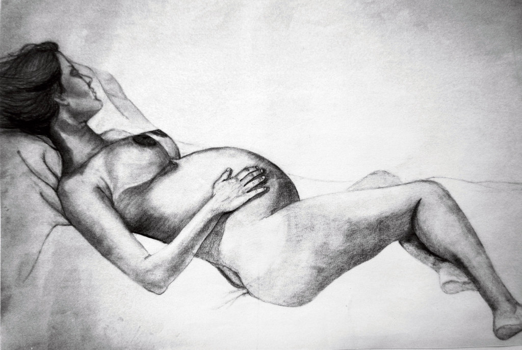 Drawing Pregnant Woman 86