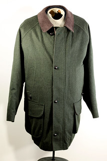 Barbour Loden Coat | A big Barbour Loden coat in green wool.… | Flickr
