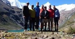 Our Group of 6 + Raoul our Mountain Guide