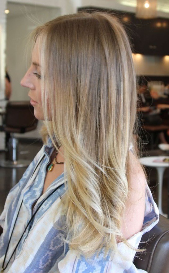 long ombre blond hair long hair style design dirty