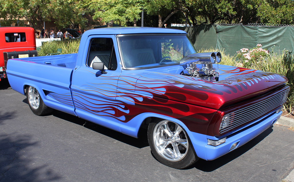 An Awesome Custom 1970 F250 Ford Pickup Truck This Custom Flickr