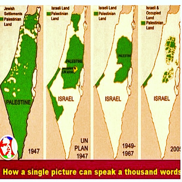 Map of Palestine/Israel | From 1947 to 2005....till now | Flickr