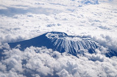 Mt Kilamanjaro in Tanzania from flight to Nairobi-11 1-26-12