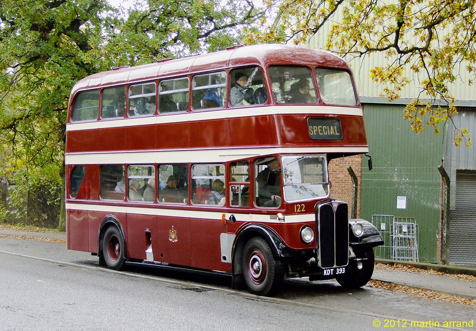 1951 AEC Regent III bus in Eastbourne Corporation livery 