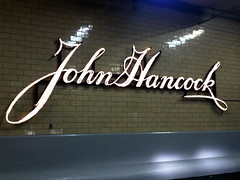 old John Hancock sign