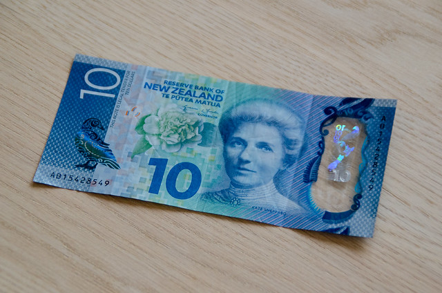 新ニュージーランド10ドル札 New New Zealand $10 note