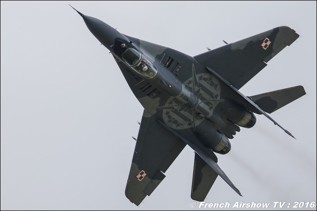 MiG-29 Fulcrum Polish Air Force ,Belgian Air Force Days 2016 , BAF DAYS 2016 , Belgian Defence , Florennes Air Base , Canon lens , airshow 2016