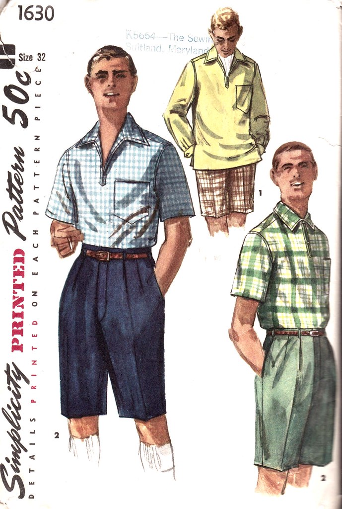Vintage 1950s Mens Bermuda Walking Shorts and Shirt Size 3… | Flickr