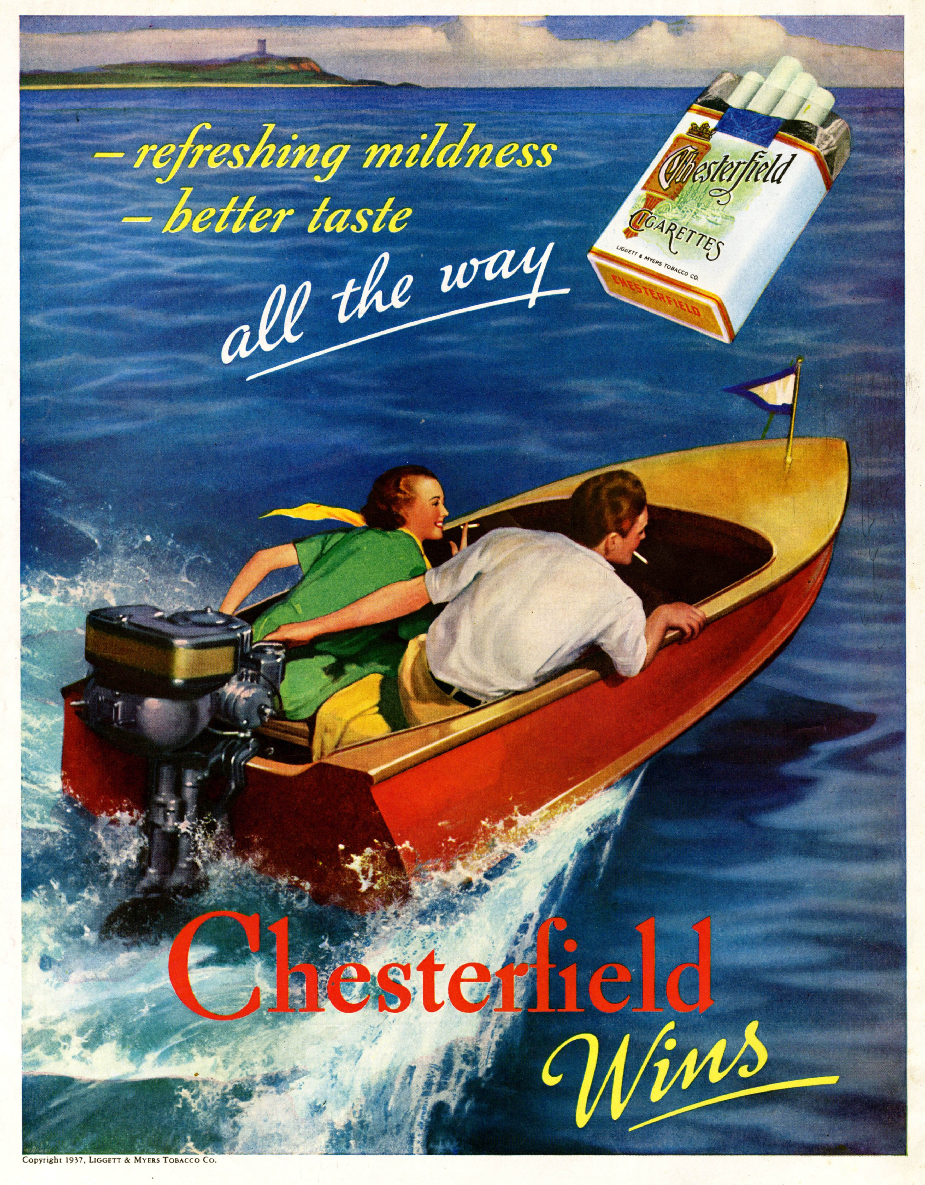 Chesterfield Cigarettes - 1937