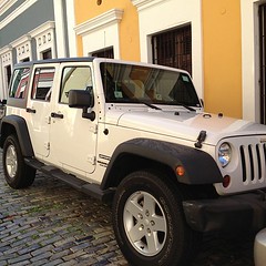 We booked an economy car. They only had a Mustang or this Jeep.