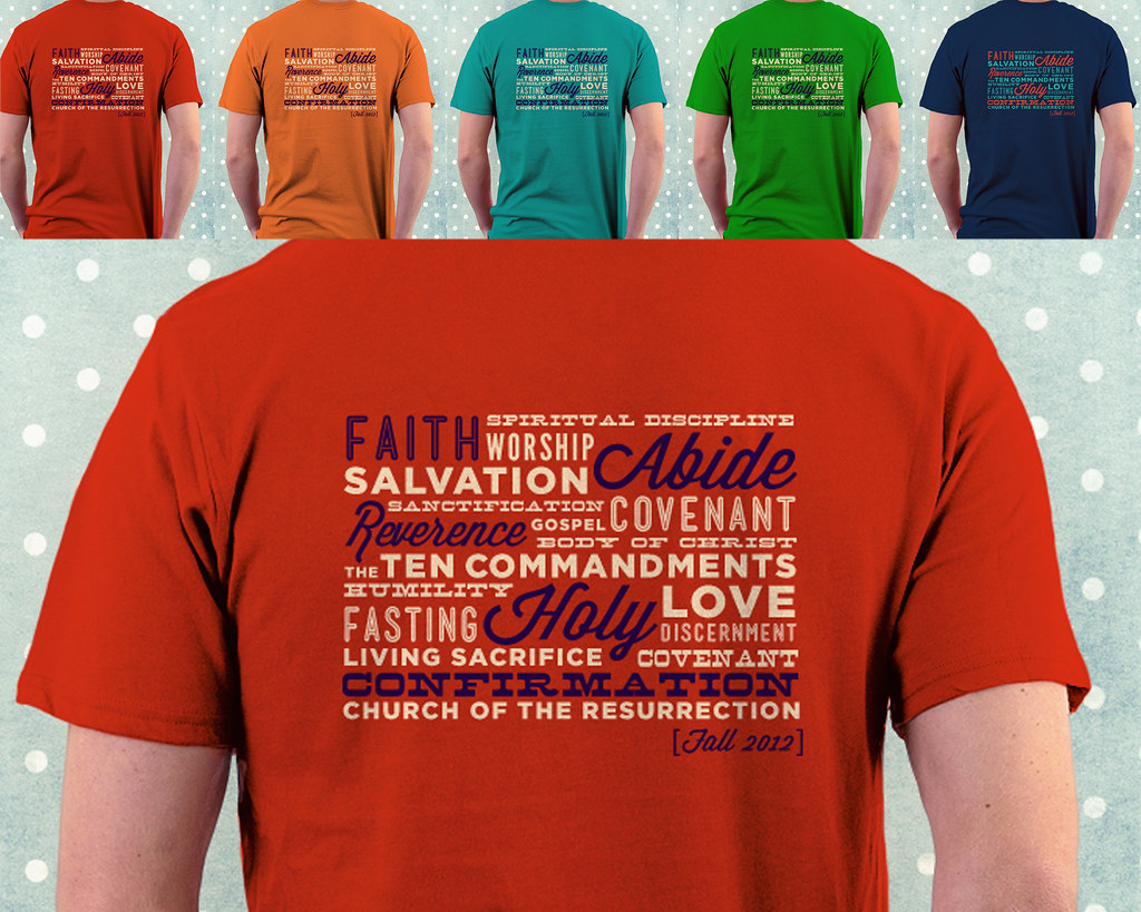 Confirmation T-Shirts Fall 2012 | Megan Watson Design | Flickr