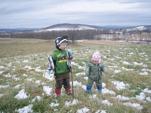 Kids in winter