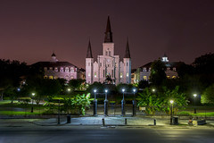 St Louis Cathedral at Night
