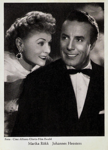 Marika Rökk and Johannes Heesters in Die geschiedene Frau (1953)