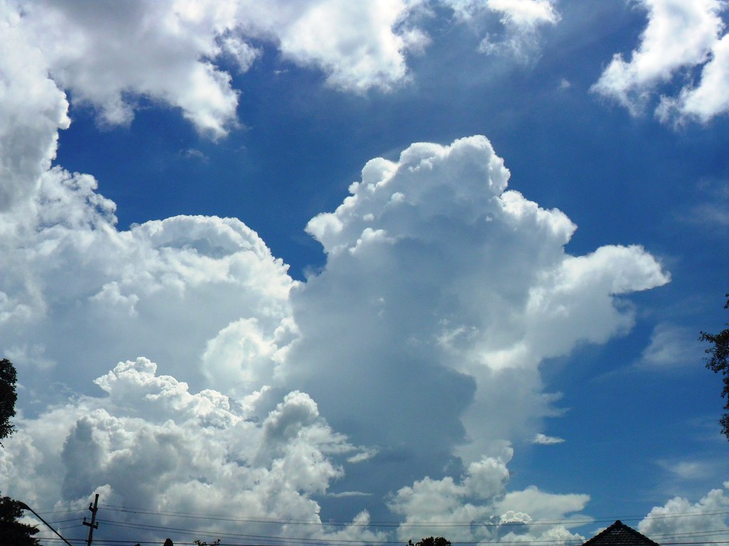 Awan Putih  Langit  Biru  Beni Flickr