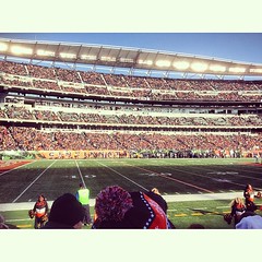 Great seats for a great bengals game! #WhoDey! #Bengals #Football