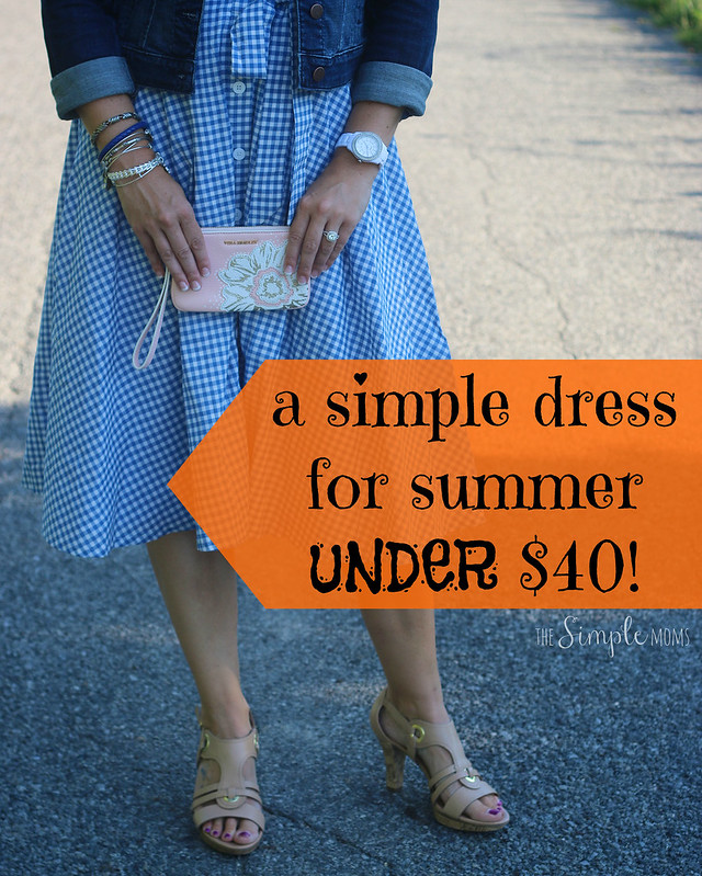 a simple dress for summer under $40 - chadwick's of boston button front shirt dress