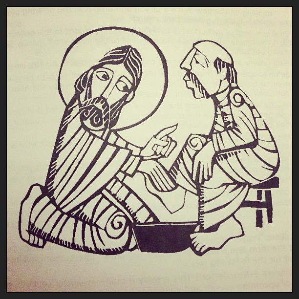 Maundy Thursday foot washing service at St. B's. no better way to get to know those you worship alongside every week.