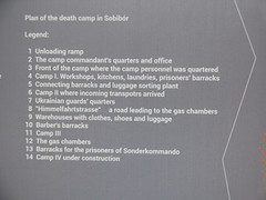 Sobibor, info board, camp map (2)