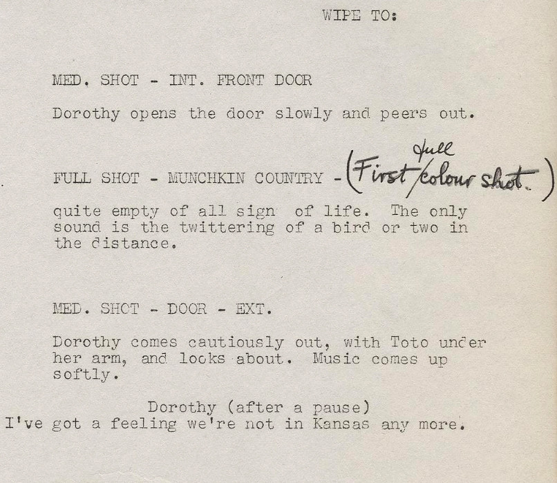 the wizard of oz script play