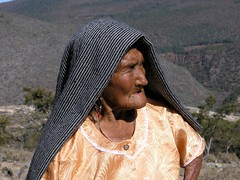 Retrato de María, de 86 años; San Miguel Piedras, Distrito de Nochixtlán, Región Mixteca, Oaxaca, Mexico