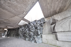 Sculpture corridor at the Museum of the Great Patriotic War