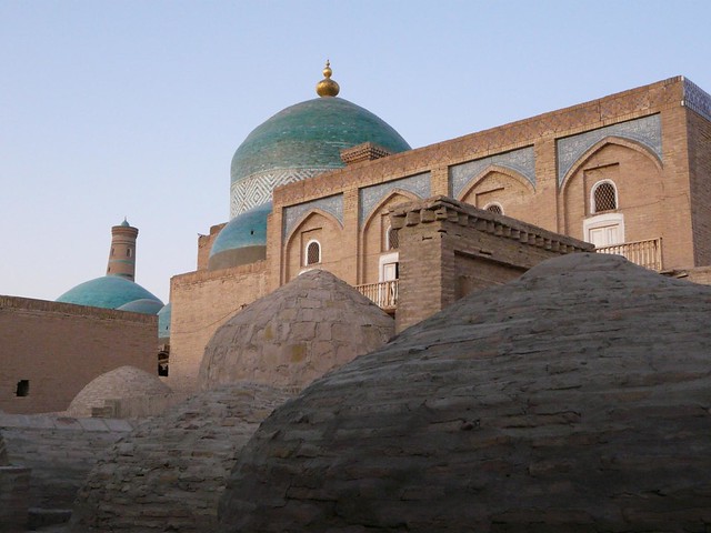 Mezquita de Khiva (Jiva) en Uzbekistán