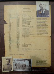 Sobibor, info board, Belzec property list, shipped to Germany