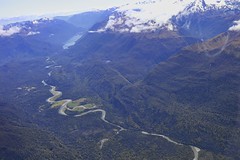 The Hollyford River Valley.