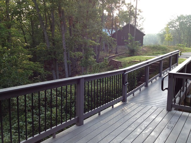 Cabin #5 very private with great views and fully accessible at Shenandoah River State Park, Va