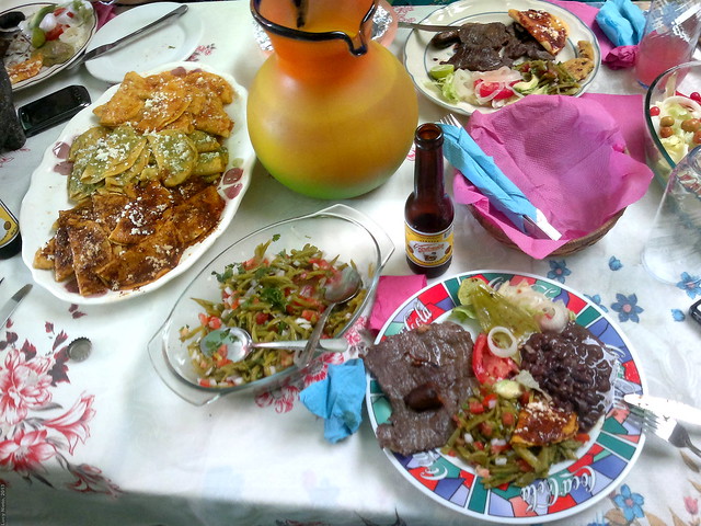 Enchiladas, cecina, nopalitos y bocoles - San Felipe Orizatlán Hgo México 130420 3426 NK